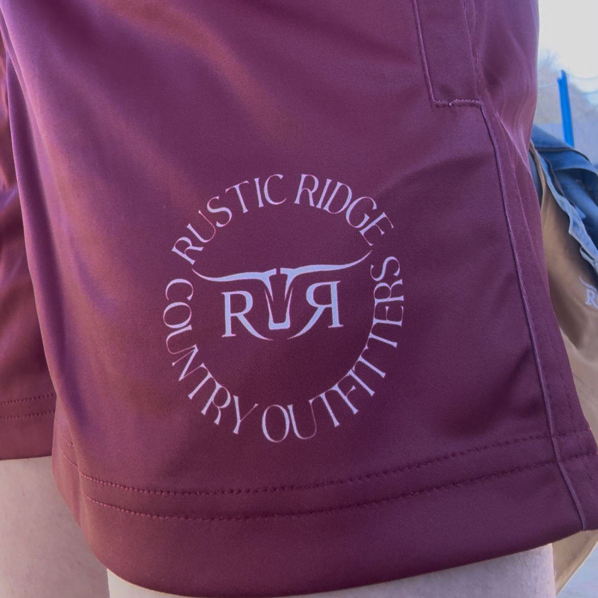 Mulberry Muster Footy Shorts