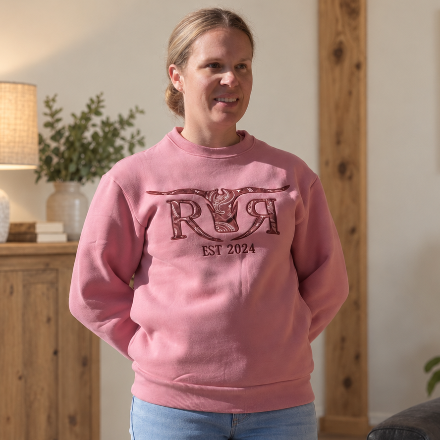 Mulberry Muster Crew Jumper